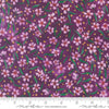 Image of Fleur The Love Smitten Plum quilting cotton fabric by Create Joy Project for Moda Fabrics. Features flowers on a purple background. Cute Little Fabric Shop.
