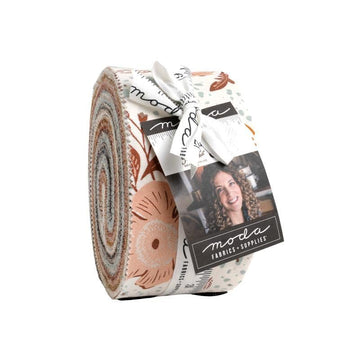 Wellspring 2.5" Jelly Roll Floral Fabric - 45670JR - 40-Piece Precut - Moda Fabrics Quilting Cotton Fabric