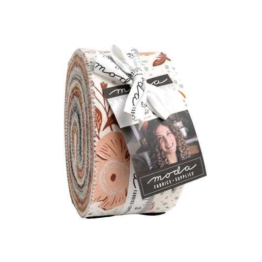 Wellspring 2.5" Jelly Roll Floral Fabric - 45670JR - 40-Piece Precut - Moda Fabrics Quilting Cotton Fabric