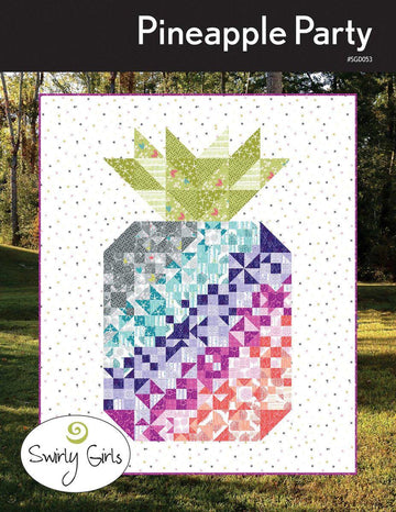 SALE Pineapple Party Quilt PATTERN Precut Friendly Pattern - Riley Blake INSTRUCTIONS Only