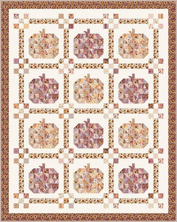 Prairie Pumpkin Patch Quilt PATTERN Pumpkin Pattern - Riley Blake INSTRUCTIONS Only