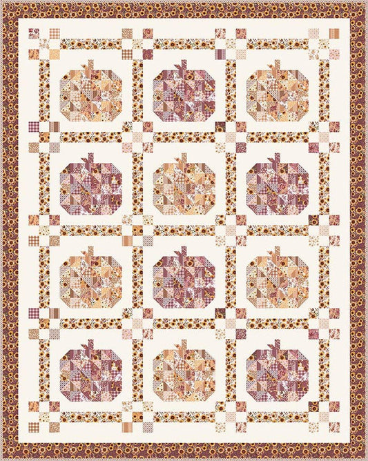 Prairie Pumpkin Patch Quilt PATTERN Pumpkin Pattern - Riley Blake INSTRUCTIONS Only