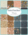 SALE Feather and Forest Bloom 2.5" Jelly Roll Nature Fabric - 14140JR - 40-Piece Precut - Moda Fabrics Quilting Cotton Fabric
