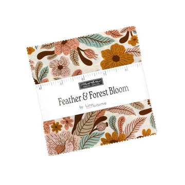 Feather and Forest Bloom Charm Pack Nature Fabric - 14140PP - 42-piece Precut - Moda Fabrics Quilting Cotton Fabric