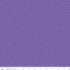 Image of Dapple Dot Amethyst quilting cotton fabric by The RBD Designers for Riley Blake Designs. Features polka dots on a purple background. Cute Little Fabric Shop.