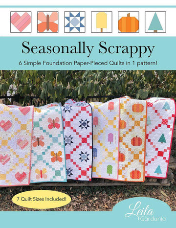 SALE Seasonally Scrappy Quilt PATTERN Multiple Designs Pattern - Riley Blake INSTRUCTIONS Only