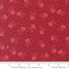 Image of Je Taime Roses are Red Scarlet quilting cotton fabric by Stacy Iest Hsu for Moda Fabrics. Features flowers on a red background. Cute Little Fabric Shop.