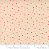 Image of Je Taime Sweetness Lace quilting cotton fabric by Stacy Iest Hsu for Moda Fabrics. Features hearts on a cream background. Cute Little Fabric Shop.