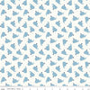 Image of Flannel Love You to the Moon Whales White flannel cotton fabric by Echo Park Paper Co for Riley Blake Designs. Features whales on a white background. Cute Little Fabric Shop.