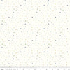 Image of Flannel Love You to the Moon Stars Multi flannel cotton fabric by Echo Park Paper Co for Riley Blake Designs. Features stars on a white background. Cute Little Fabric Shop.