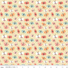 Image of Flannel Love You to the Moon Butterflies Sunshine flannel cotton fabric by Echo Park Paper Co for Riley Blake Designs. Features butterflies on a yellow background. Cute Little Fabric Shop.