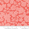 Image of Bloomsberry London Nantucket Red quilting cotton fabric by Camille Roskelley for Moda Fabrics. Features flowers on a red background. Cute Little Fabric Shop.