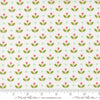 Image of Bloomsberry Mayfair White quilting cotton fabric by Camille Roskelley for Moda Fabrics. Features flowers on a white background. Cute Little Fabric Shop.