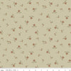 Image of Charmed & Treasured Iris Meadow by Kassidy Grace for Riley Blake Designs. Features flowers on a green background. Cute Little Fabric Shop.