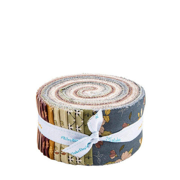 SALE Charmed & Treasured 2.5" Rolie Polie Floral Fabric - RP-18160-40 - 40-Piece Precut - Riley Blake Quilting Cotton Fabric