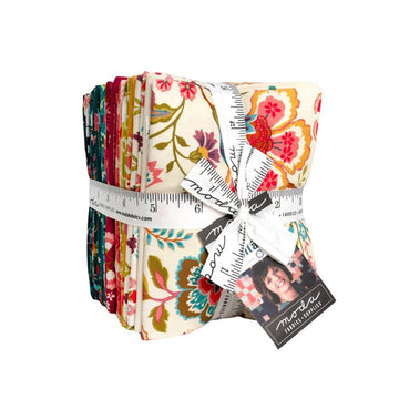 Sitara Fat Quarter Bundle Floral Fabric - 11980AB - 28-Piece Precut - Moda Fabrics Quilting Cotton Fabric