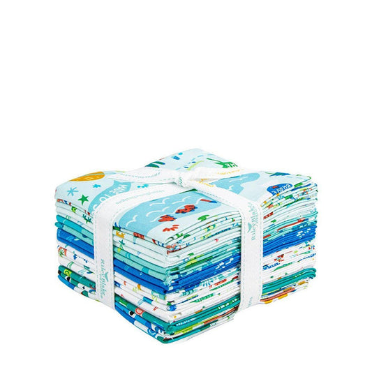 SALE Brave Your Way Fat Quarter Bundle Baby Boy Fabric - FQ-18310-17 - 17-Piece Precut - Riley Blake Quilting Cotton Fabric
