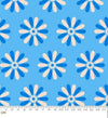 Image of Sparkle Mart Freshly Picked Altitude quilting cotton fabric by Melody Miller of Ruby Star Society for Moda Fabrics. Features flowers on a blue background. Cute Little Fabric Shop.