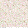 Image of Little Posies Unicorns Pink quilting cotton fabric by Cayla Naylor for Riley Blake Designs. Features flowers on a pink background. Cute Little Fabric Shop.