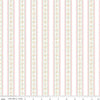 Image of Little Posies Stripes White quilting cotton fabric by Cayla Naylor for Riley Blake Designs. Features stripes on a white background. Cute Little Fabric Shop.