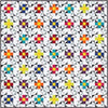 Pinwheels & Posies Quilt PATTERN Precut Friendly Pattern - Riley Blake INSTRUCTIONS Only
