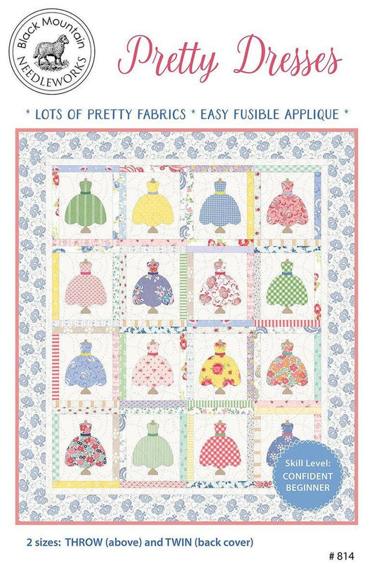 SALE Pretty Dresses Quilt PATTERN Multiple Sizes Pattern - Riley Blake INSTRUCTIONS Only