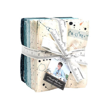 Data Fat Quarter Bundle Math Fabric - 24670AB - 26-Piece Precut - Moda Fabrics Quilting Cotton Fabric