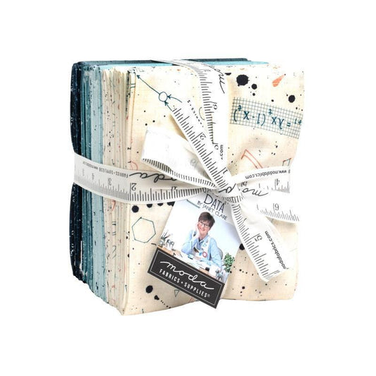 Data Fat Quarter Bundle Math Fabric - 24670AB - 26-Piece Precut - Moda Fabrics Quilting Cotton Fabric