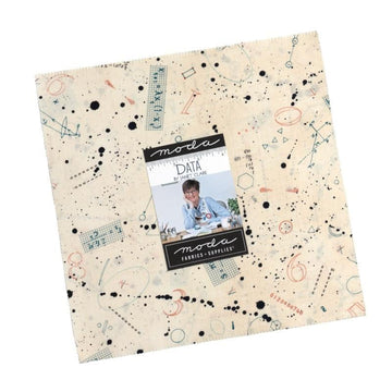 SALE Data Layer Cake Math Fabric - 24670LC - 42-Piece Precut - Moda Fabrics Quilting Cotton Fabric