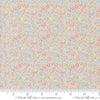 Image of Handmade Sweetness Bitty Blossoms Sky quilting cotton fabric by My Sew Quilty Life for Moda Fabrics. Features flowers on a blue background. Cute Little Fabric Shop.