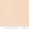 Image of Handmade Sweetness Penny Petal quilting cotton fabric by My Sew Quilty Life for Moda Fabrics. Features a geometric pattern on a pink background. Cute Little Fabric Shop.