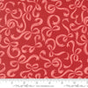 Image of Je Taime Tie a Bow Rose quilting cotton fabric by Stacy Iest Hsu for Moda Fabrics. Features bows on a red background. Cute Little Fabric Shop.
