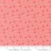 Image of Je Taime Sweetness Blossom quilting cotton fabric by Stacy Iest Hsu for Moda Fabrics. Features hearts on a pink background. Cute Little Fabric Shop.