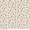 Image of Cath Kidston Signature Collection Arlington Ditsy Cream by Cath Kidston for Riley Blake Designs. Features flowers on a cream background. Cute Little Fabric Shop.