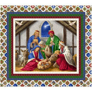 A Star Above Quilt Kit Christmas Fabric - FORSL KIT 7145A - QT Fabrics Quilting Cotton Fabric