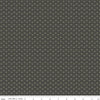 Image of Charmed & Treasured Lottie Gray by Kassidy Grace for Riley Blake Designs. Features a geometric pattern on a gray background. Cute Little Fabric Shop.