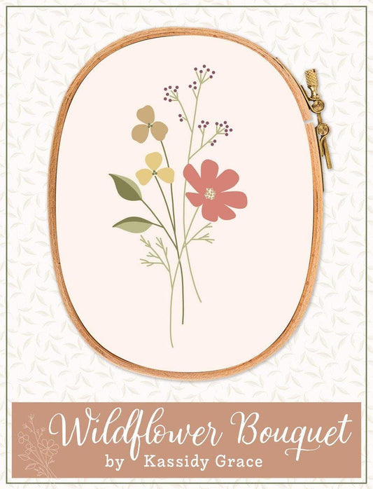 It's So Emma Wildflower Bouquet Embroidery PaTTERN Floral Pattern - P051-ISE-4110 - Riley Blake INSTRUCTIONS Only