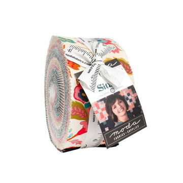 SALE Sitara 2.5" Jelly Roll Floral Fabric - 11980JR - 40-Piece Precut - Moda Fabrics Quilting Cotton Fabric