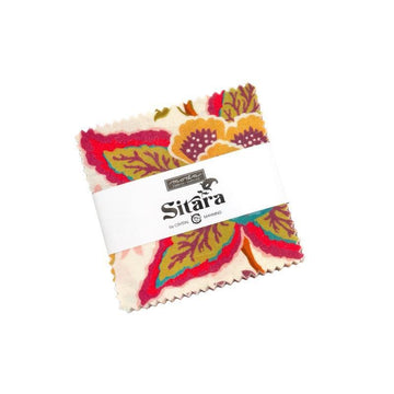 Sitara 2.5" Squares Mini Charm Pack Floral Fabric - 11980MC - 42-Piece Precut - Moda Fabrics Quilting Cotton Fabric