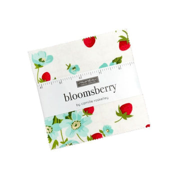 Bloomsberry Charm Pack Floral Fabric - 55350PP - 42-Piece Precut - Moda Fabrics Quilting Cotton Fabric