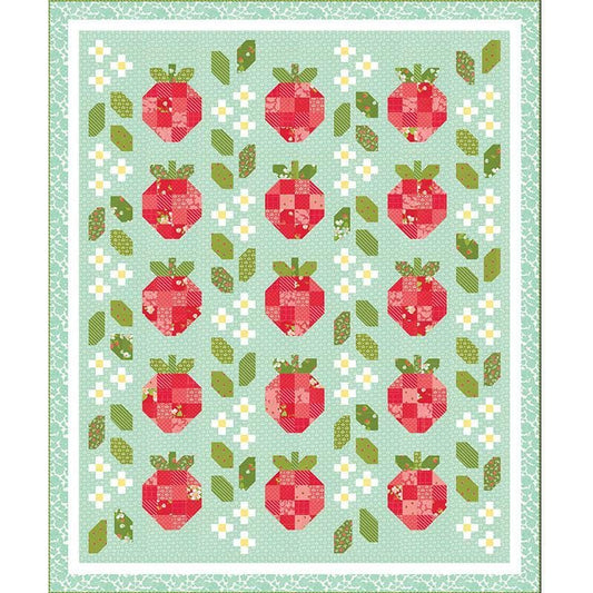 SALE Berries Quilt Kit Plants Fabric - KIT55350 - Moda Fabrics Quilting Cotton Fabric
