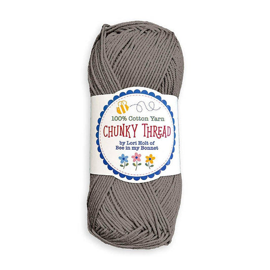 SALE Lori Holt Chunky Thread Milk Can Gray - STCT-54799 - Riley Blake 100% Cotton Sport Weight Yarn