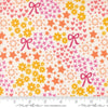 Image of Makers Delight Doodles Summer by Chrissy Lux for Moda Fabrics. Features hearts and flowers on a white background. Cute Little Fabric Shop.