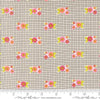 Image of Makers Delight Tiny Floral White by Chrissy Lux for Moda Fabrics. Features flowers on a black and white background. Cute Little Fabric Shop.