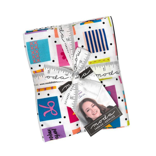 SALE Makers Delight Fat Quarter Bundle Geometric Fabric - 28100AB - 35-Piece Precut - Moda Fabrics Quilting Cotton Fabric