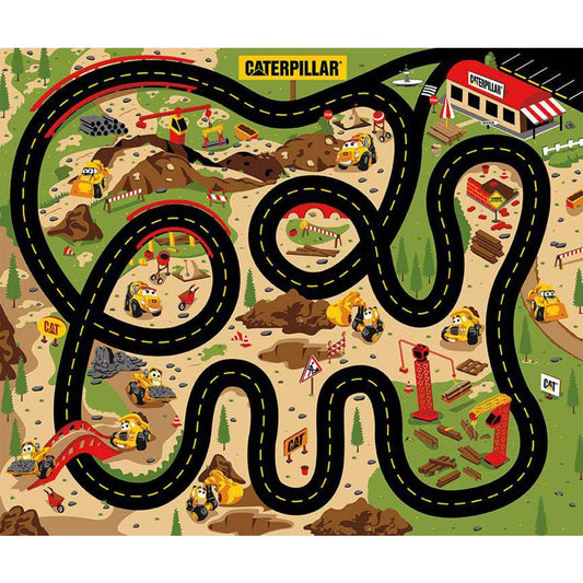 CAT® Buildin' Crew Canvas Panel Playmat Panel - VP8104 - Riley Blake Canvas Fabric Official Licensed Product