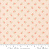Image of Handmade Sweetness Posies Blush quilting cotton fabric by My Sew Quilty Life for Moda Fabrics. Features flowers on a pink background. Cute Little Fabric Shop.