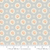 Image of Handmade Sweetness Doily Sky quilting cotton fabric by My Sew Quilty Life for Moda Fabrics. Features flowers on a blue background. Cute Little Fabric Shop.