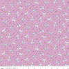 Image of Traditional 30's Lambs Purple quilting cotton fabric by Lindsay Wilkes for Riley Blake Designs. Features sheep on a purple background. Cute Little Fabric Shop.
