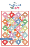 SALE Traditional 30's Fat Quarter Bundle Floral Fabric - FQ-18240-23 - 23-Piece Precut - Riley Blake Quilting Cotton Fabric